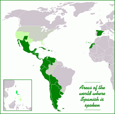 Name All Spanish Speaking Countries - Flashcard